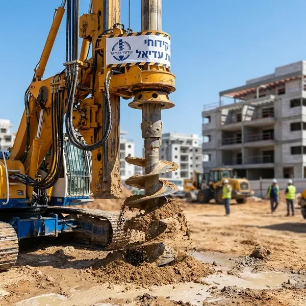 קידוחי כלונסאות למבני מגורים