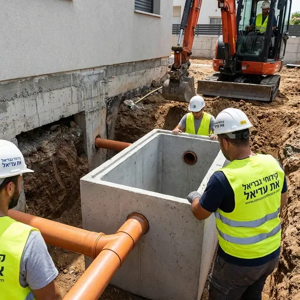 בורות ספיגה וניקוז למבנים