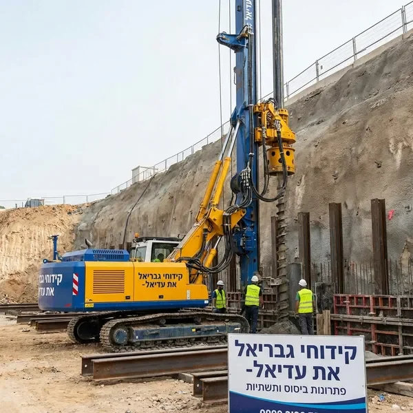 קידוחים לקירות תומכים